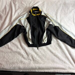 MNML Black and Yellow moto racing Jacket